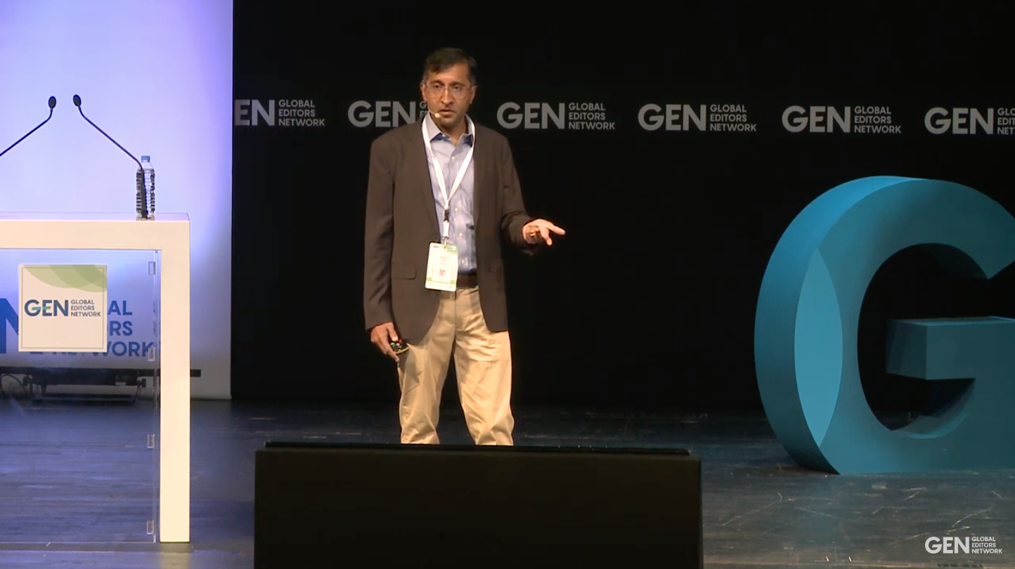 Krishna Bharat: Impact of AI on journalism and democracy | GEN SUMMIT 2019