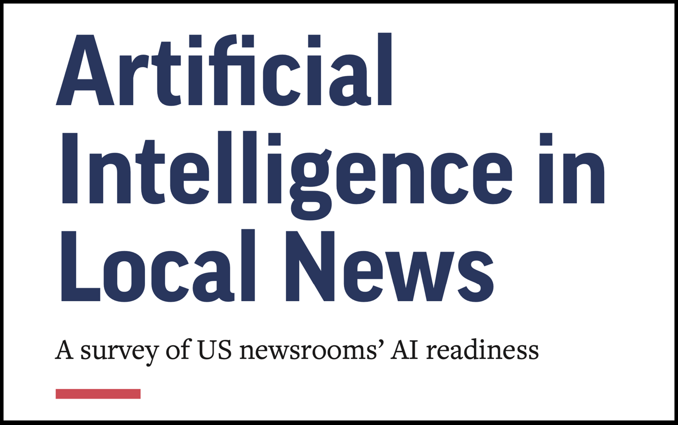 Artificial Intelligence in Local News | AP